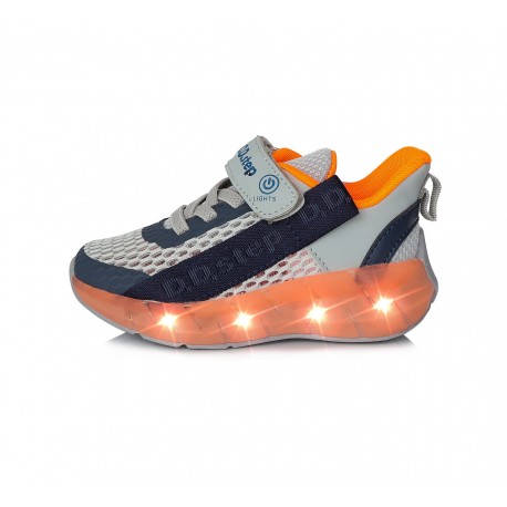 Pilki sportiniai LED batai 24-29 d. F61297BM