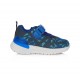 Mėlyni sportiniai LED batai 24-29 d. F61528AM