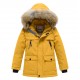 Valianly geltona žieminė striukė/paltas berniukui 9235_128-134