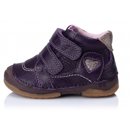 Violetiniai batai mergaitėms 19-24 d.